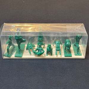 Yoga Joes Original Green Army Men Yoga Figures Series 1 Set of 9